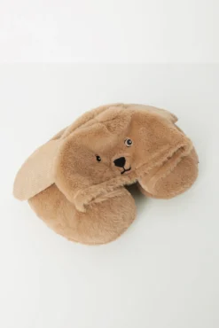 Almofada de viagem para ombros em formato de cachorro