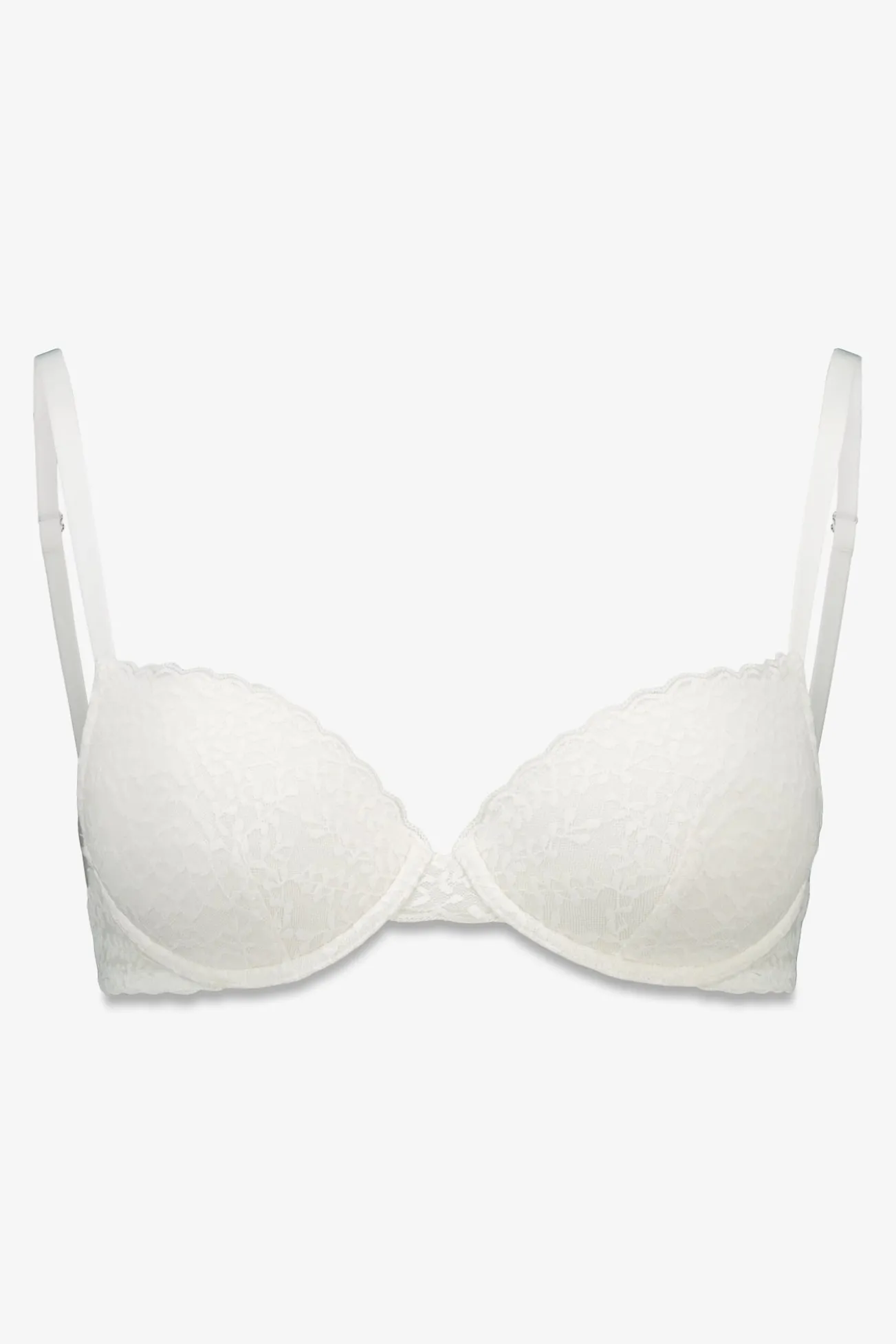 BEAUTIFUL soutien com bojo e renda branca
