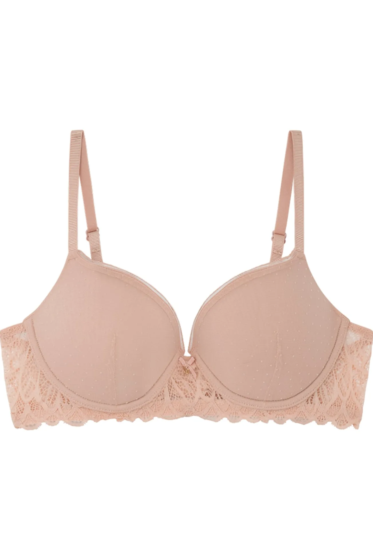 BEAUTIFUL Soutien renda tule rosa