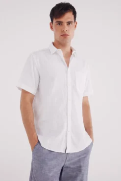Bermuda Chambray Comfort Slim Fit