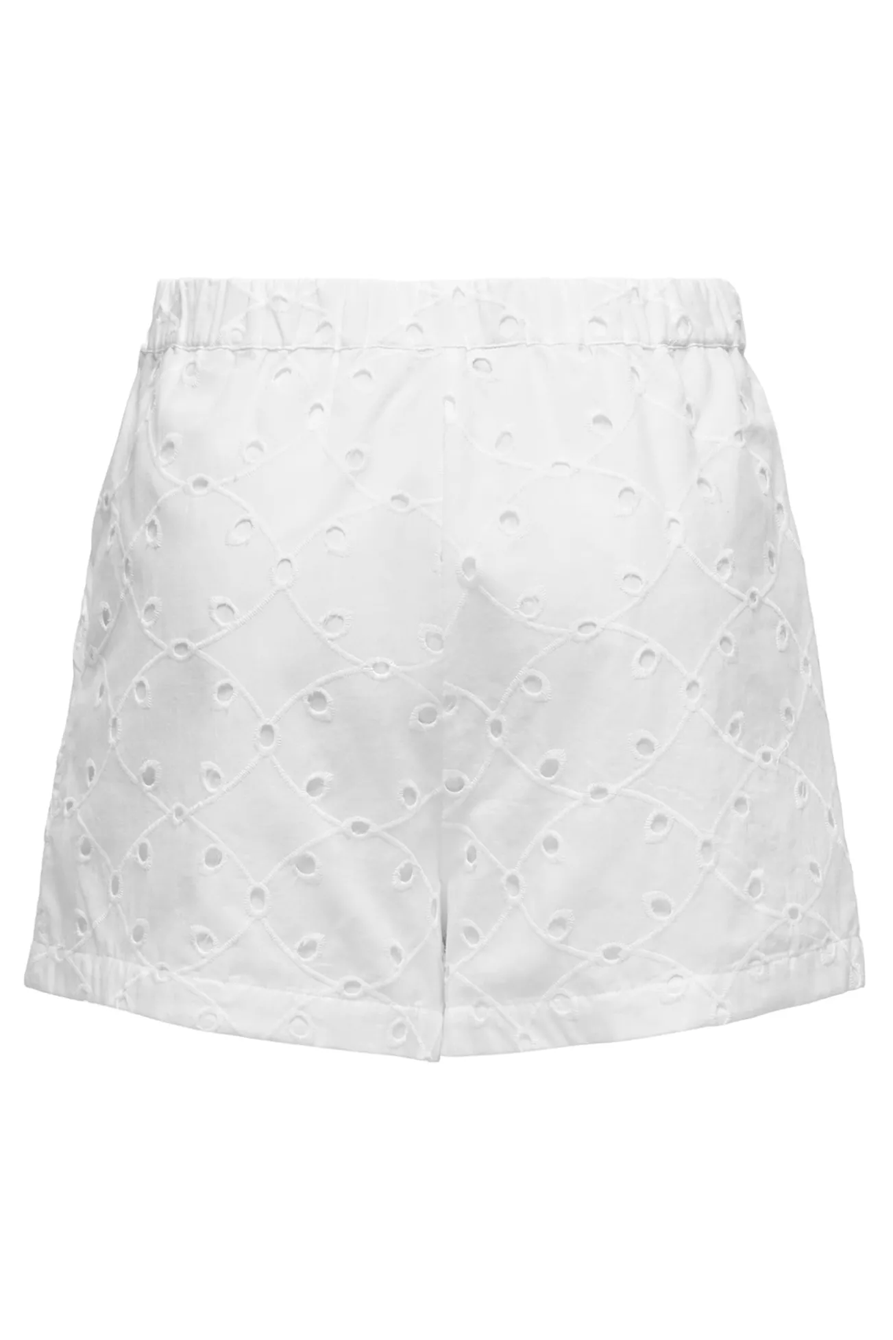 Bermuda com bordado perfurado