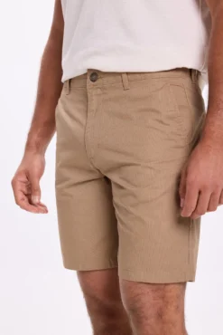 Bermuda de algodão micro estampada