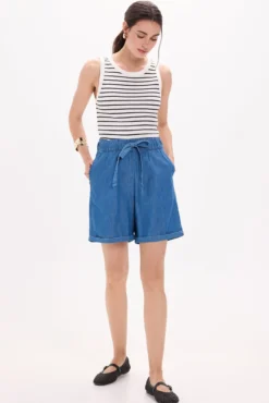 Bermuda denim leve