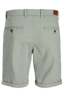 Bermuda estilo calças chino de regular fit