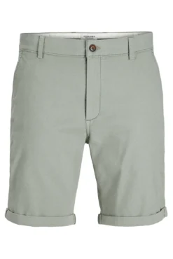 Bermuda estilo calças chino de regular fit