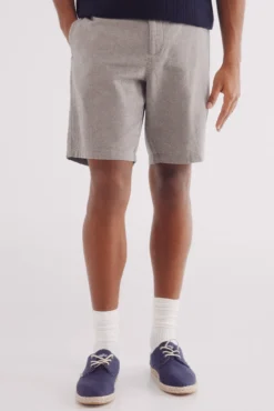 Bermuda estrutura cor slim fit