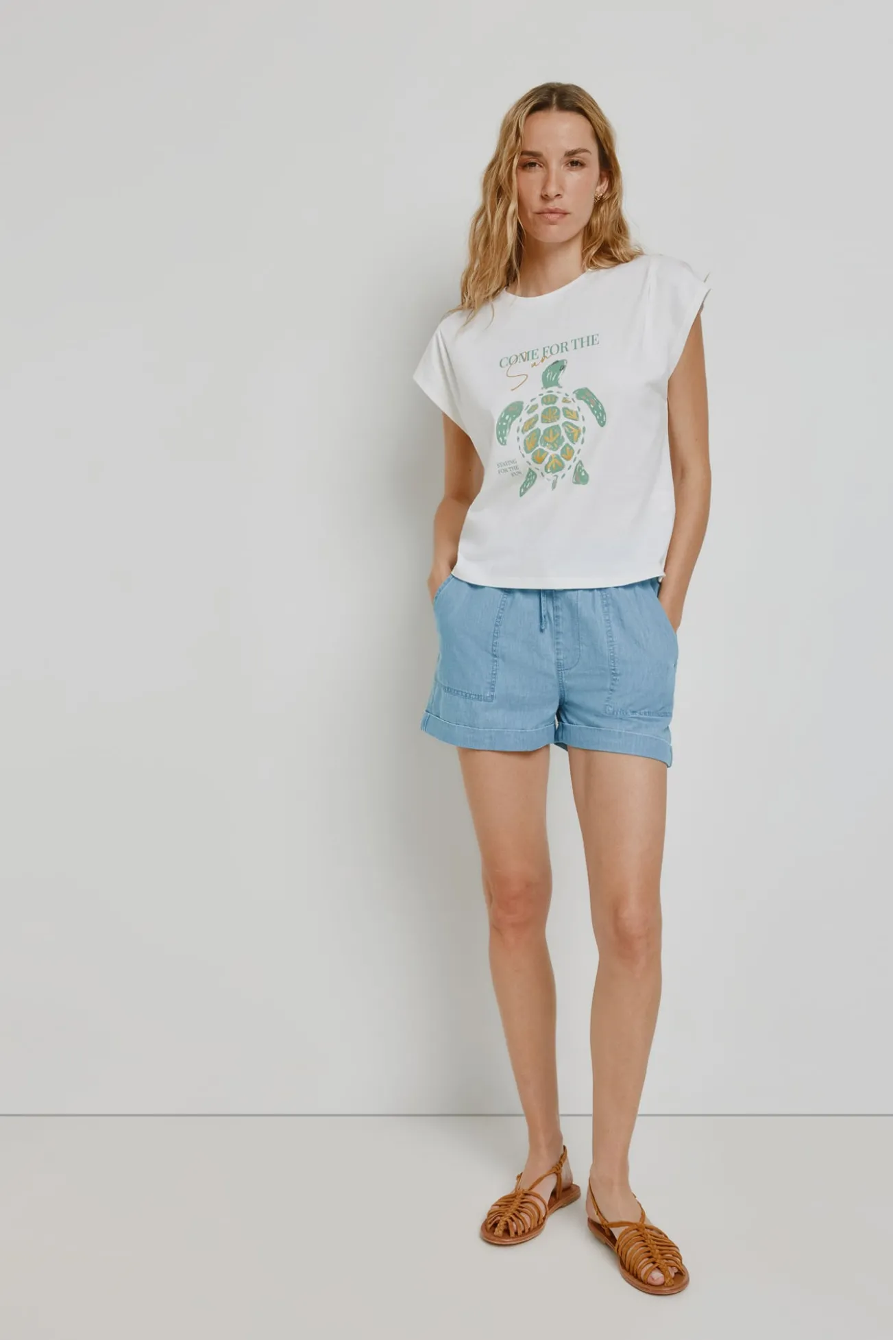 Bermuda jeans regular fit