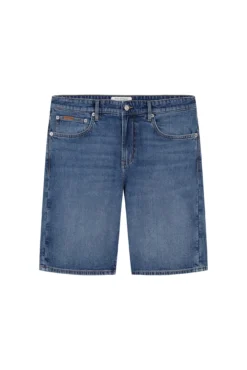 Bermuda regular em denim