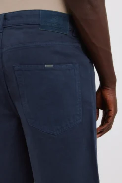 Bermudas 5 bolsos lavagem straight fit
