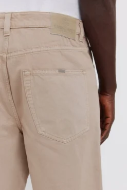 Bermudas 5 bolsos lavagem straight fit
