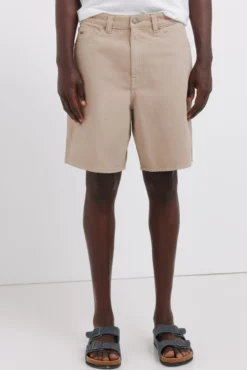 Bermudas 5 bolsos lavagem straight fit