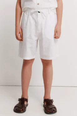 Bermudas chino em linho para menino