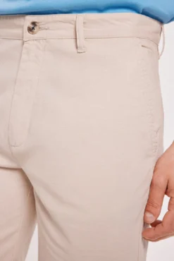 Bermudas Lisas Lino