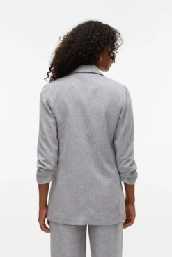 Blazer aberto com lapela