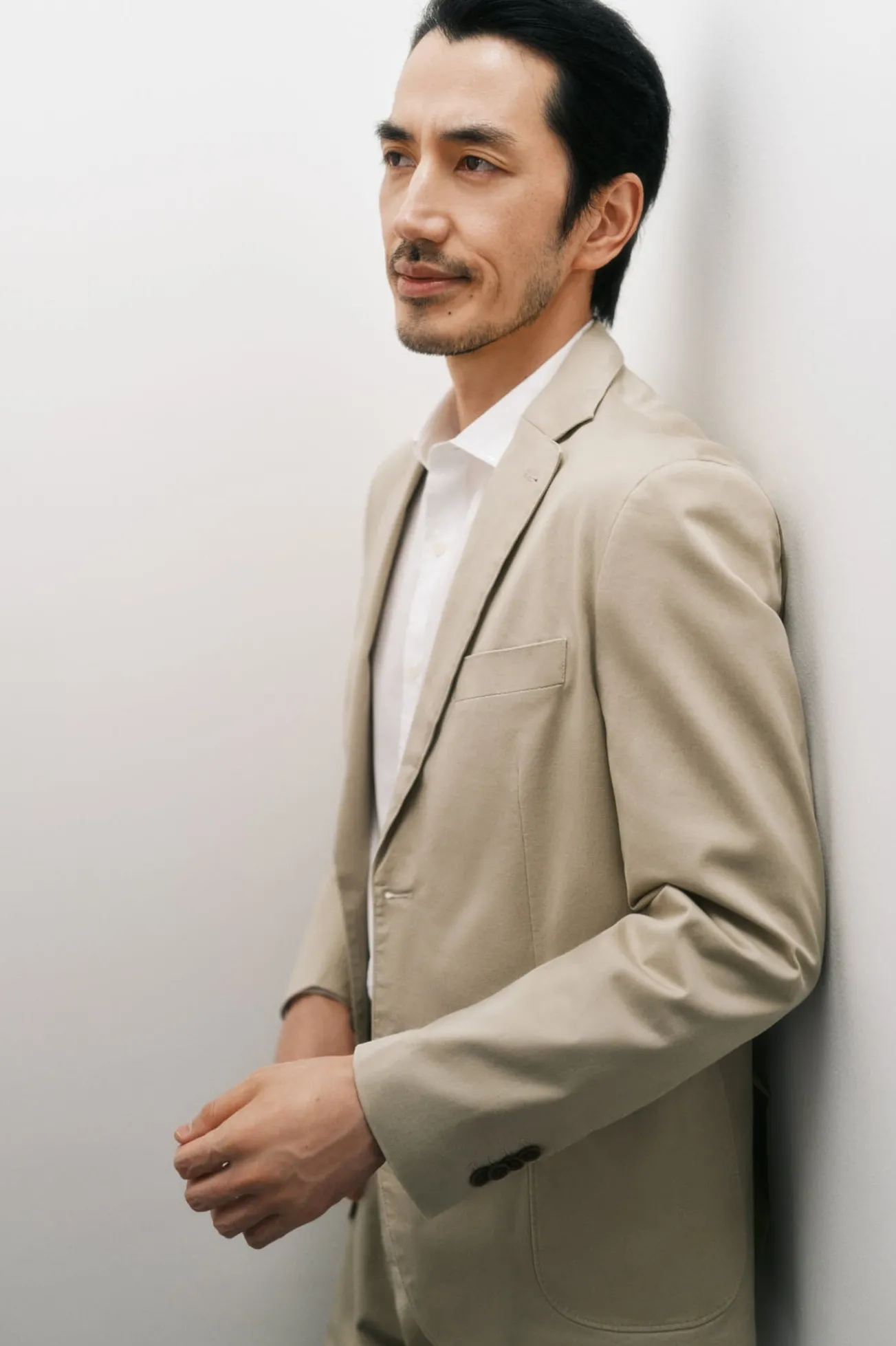 Blazer de algodão lavado