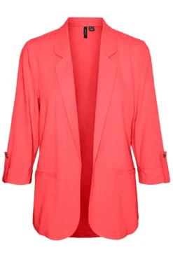 Blazer de mulher aberto com aba