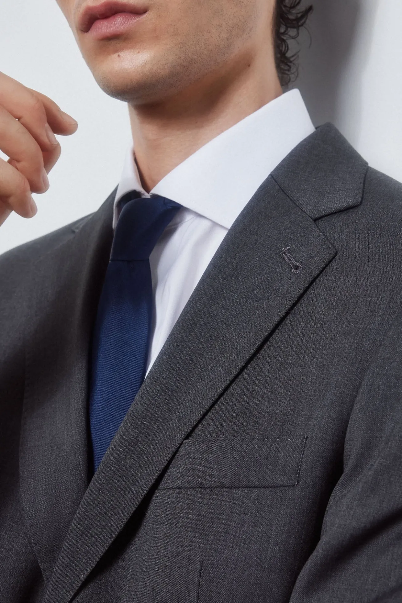 Blazer liso bi-elástico sob medida