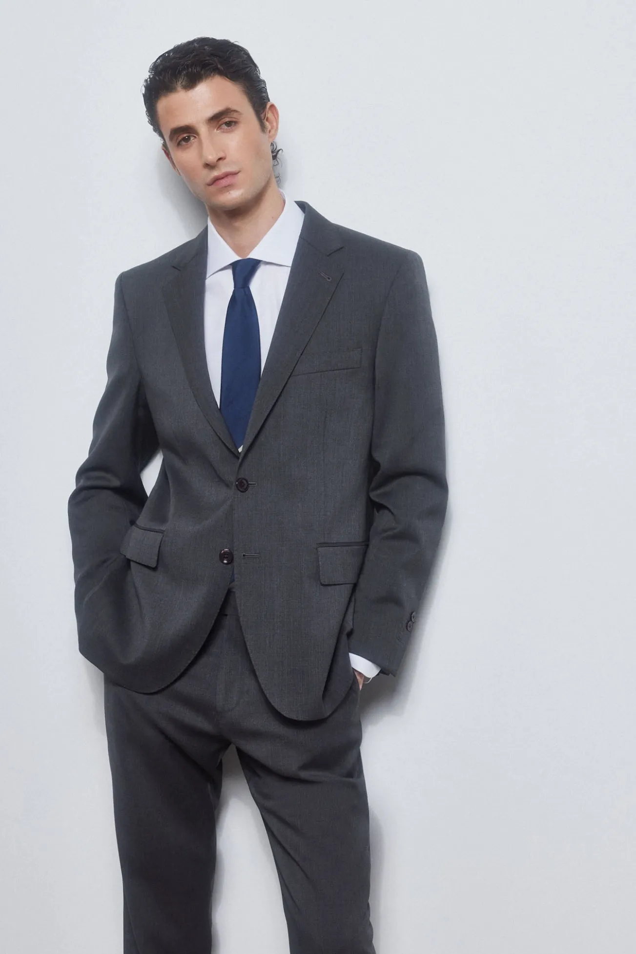 Blazer liso bi-elástico sob medida