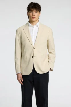 Blazer riscas seersucker