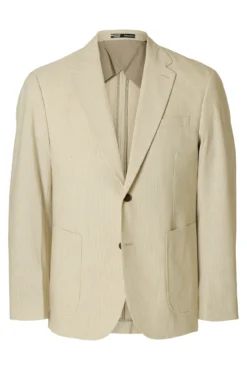 Blazer riscas seersucker