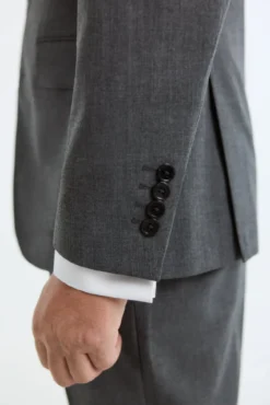 Blazer Série XXI em croute cinza
