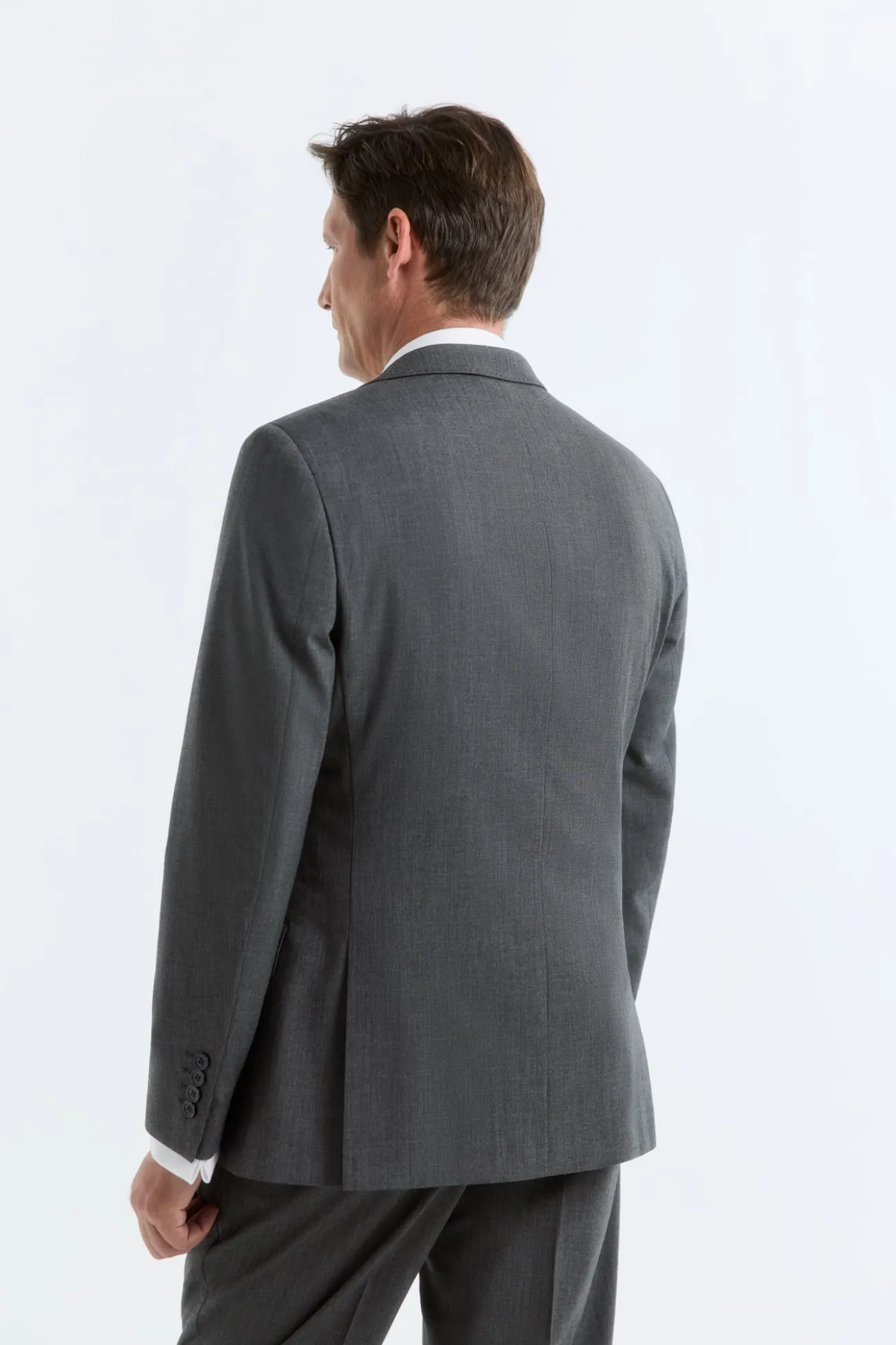 Blazer Série XXI em croute cinza