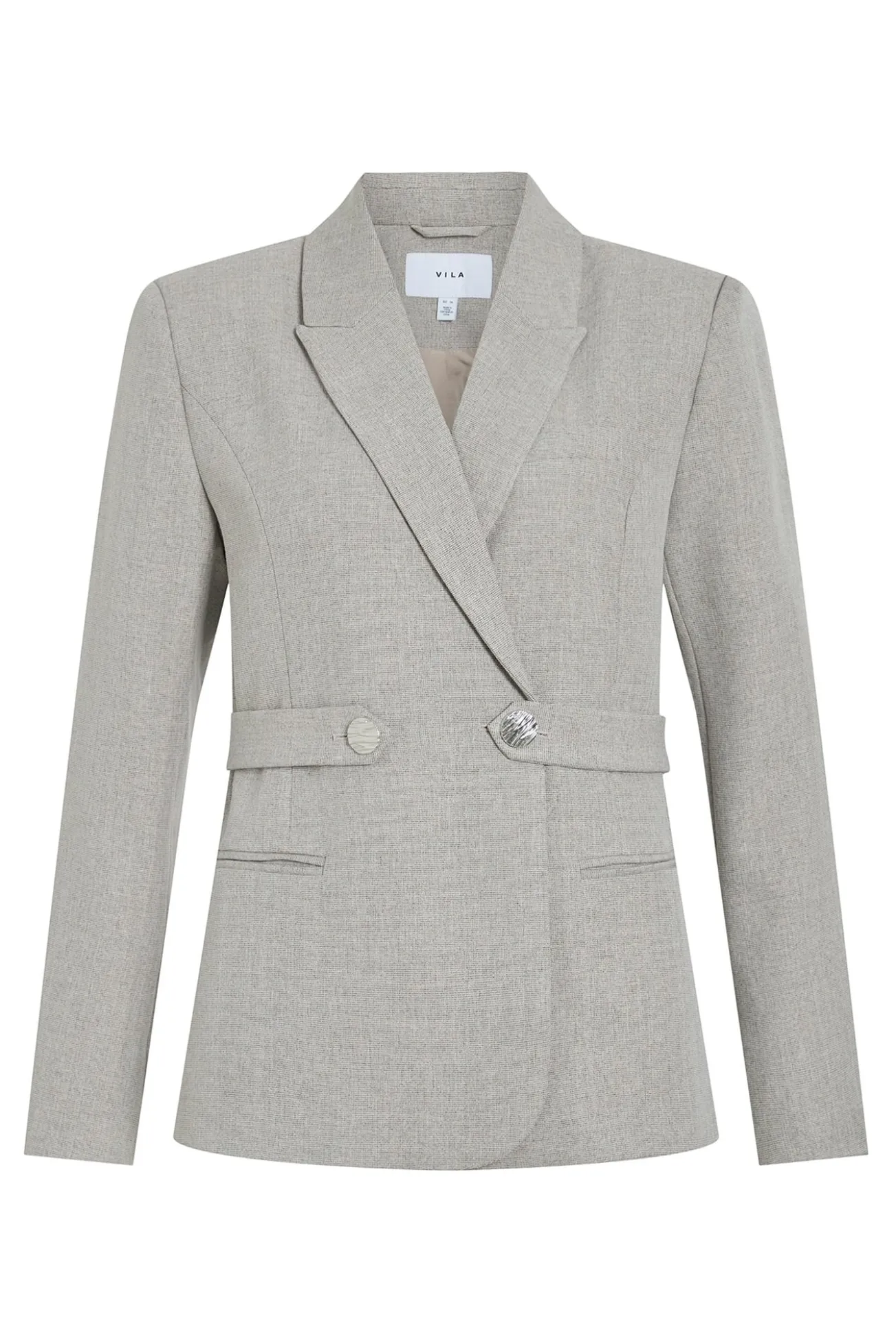 Blazer trespassado com botões
