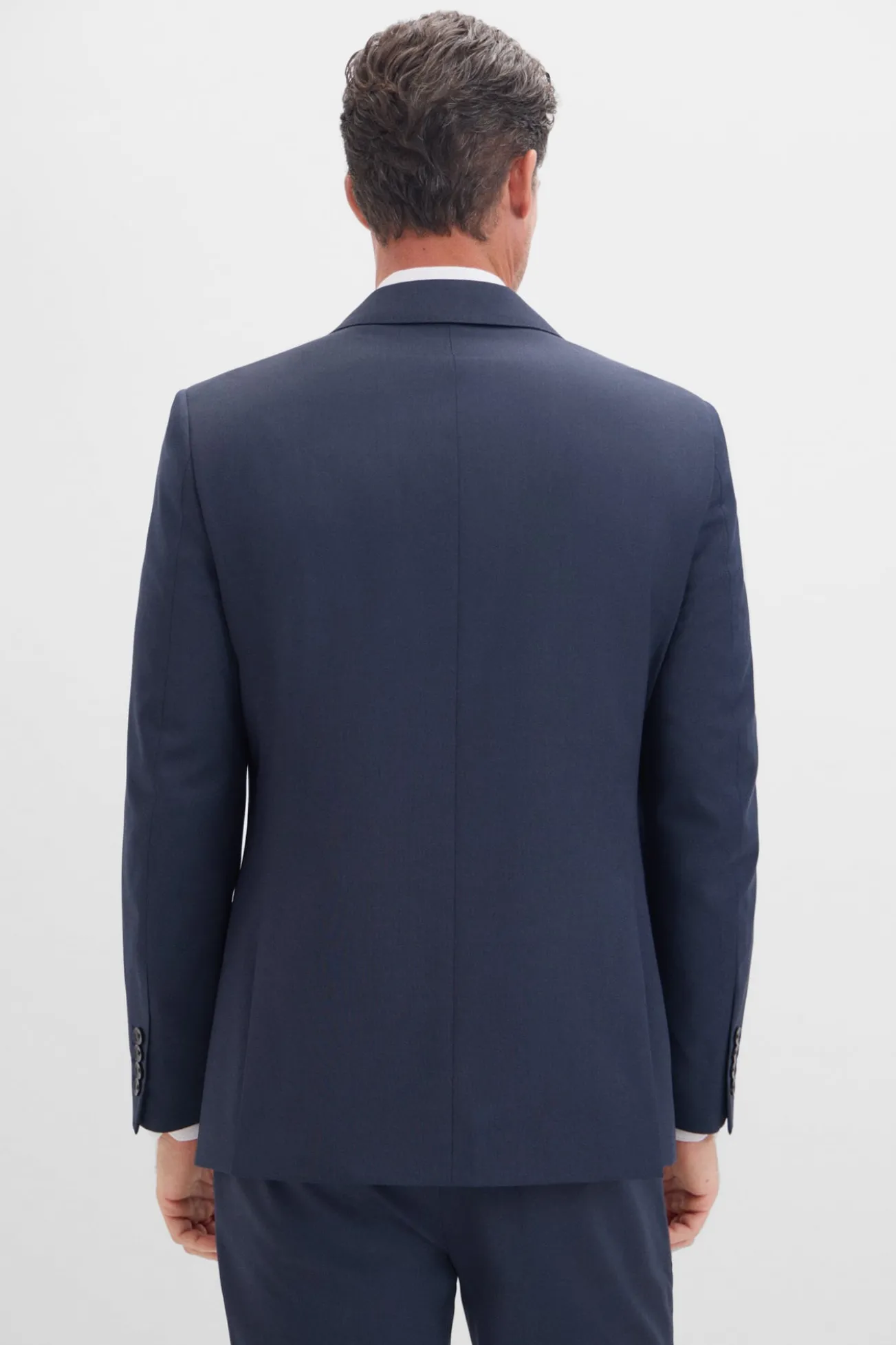 Blazer trespassado duplo slim fit