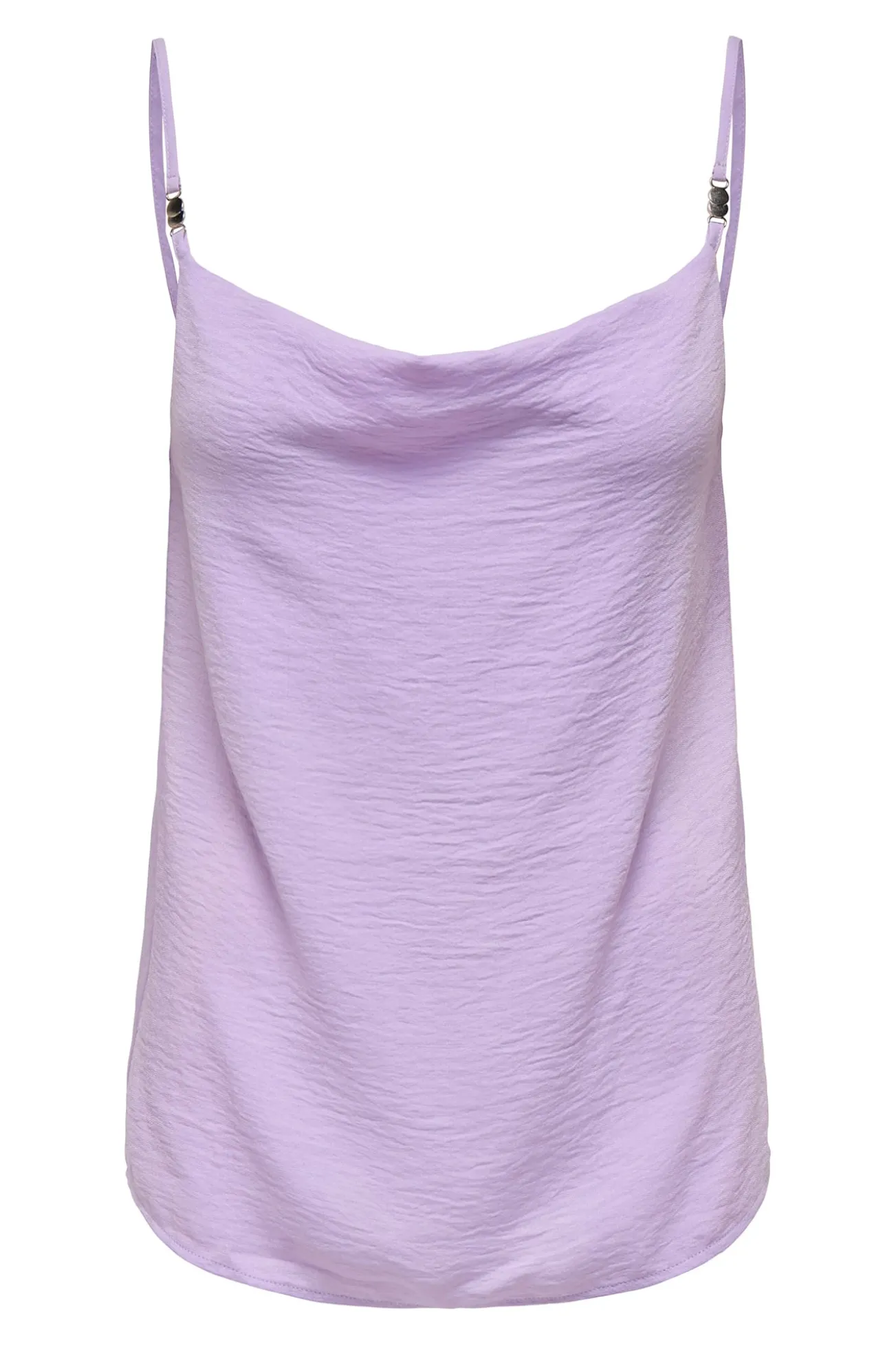 Blusa de alças com decote drapeado
