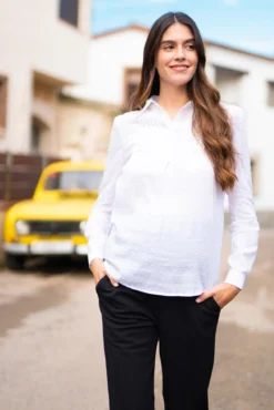 Blusa de amamentação Plumeti