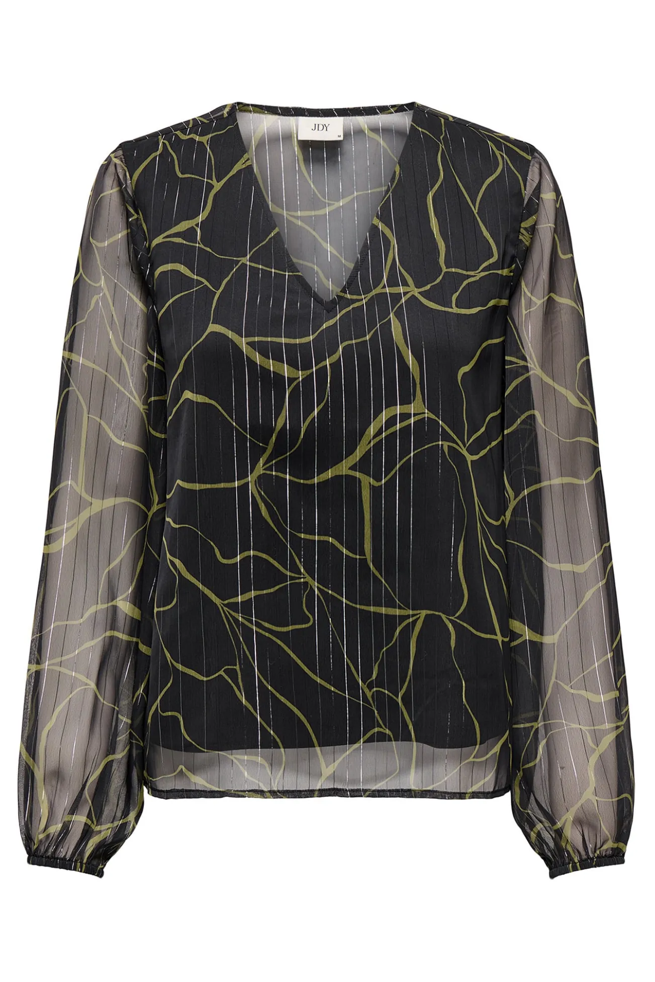 Blusa de lurex manga comprida