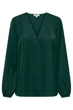 Blusa de manga comprida com punhos elásticos