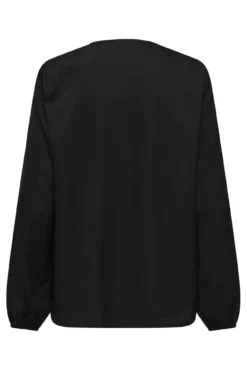 Blusa de manga comprida com punhos elásticos