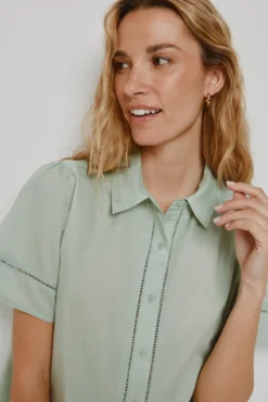 Blusa de manga curta