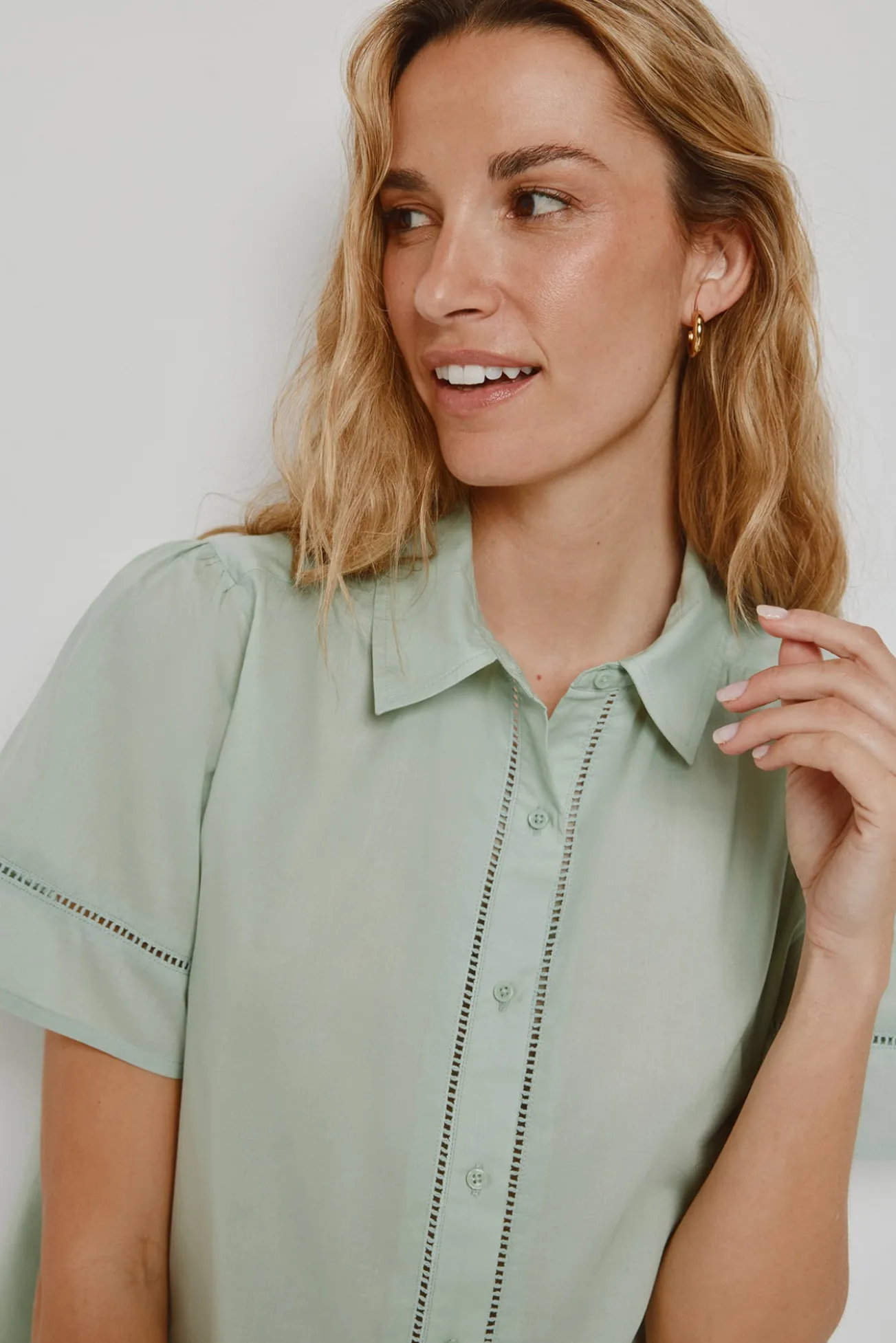 Blusa de manga curta