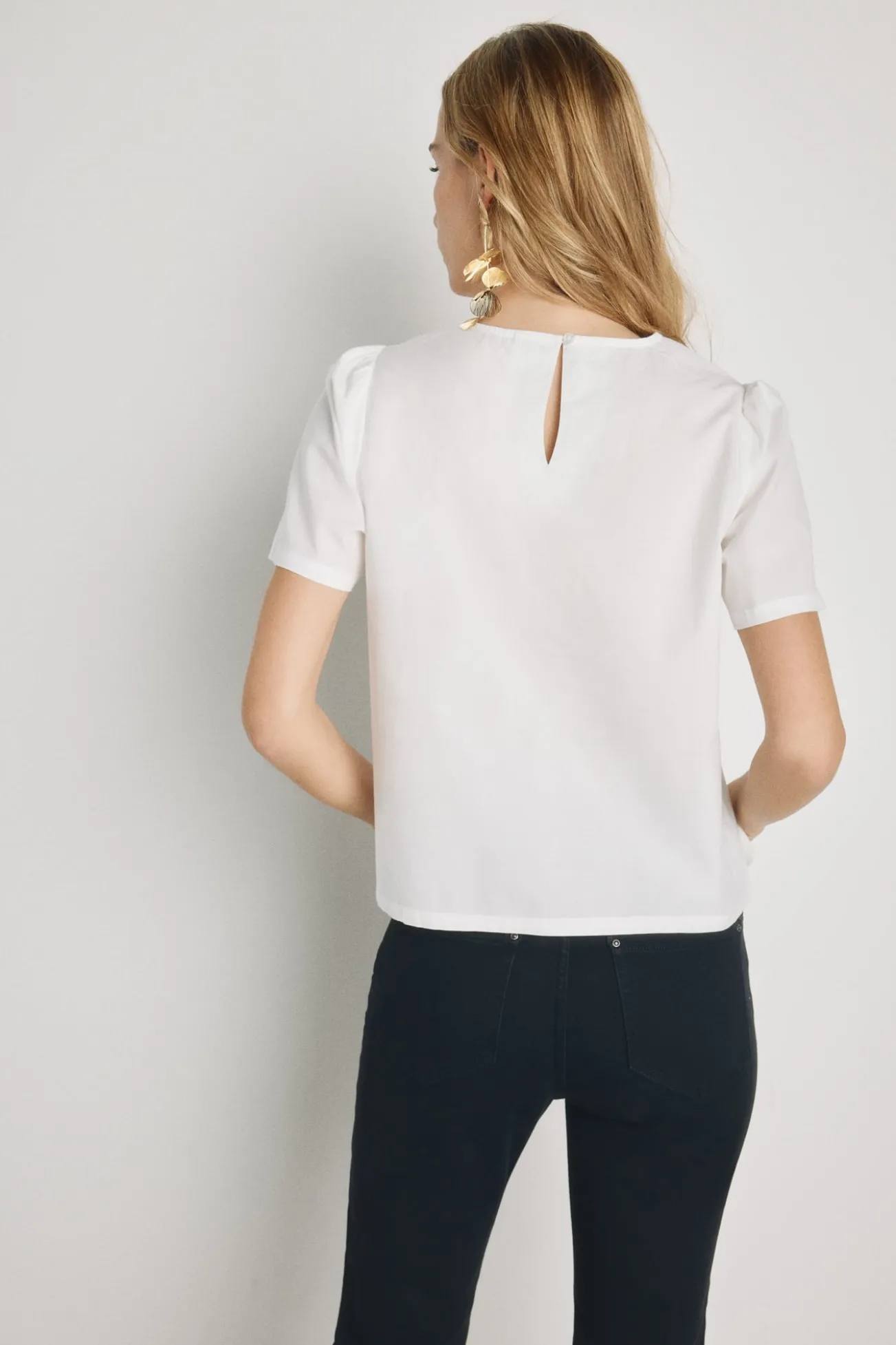 Blusa de manga curta