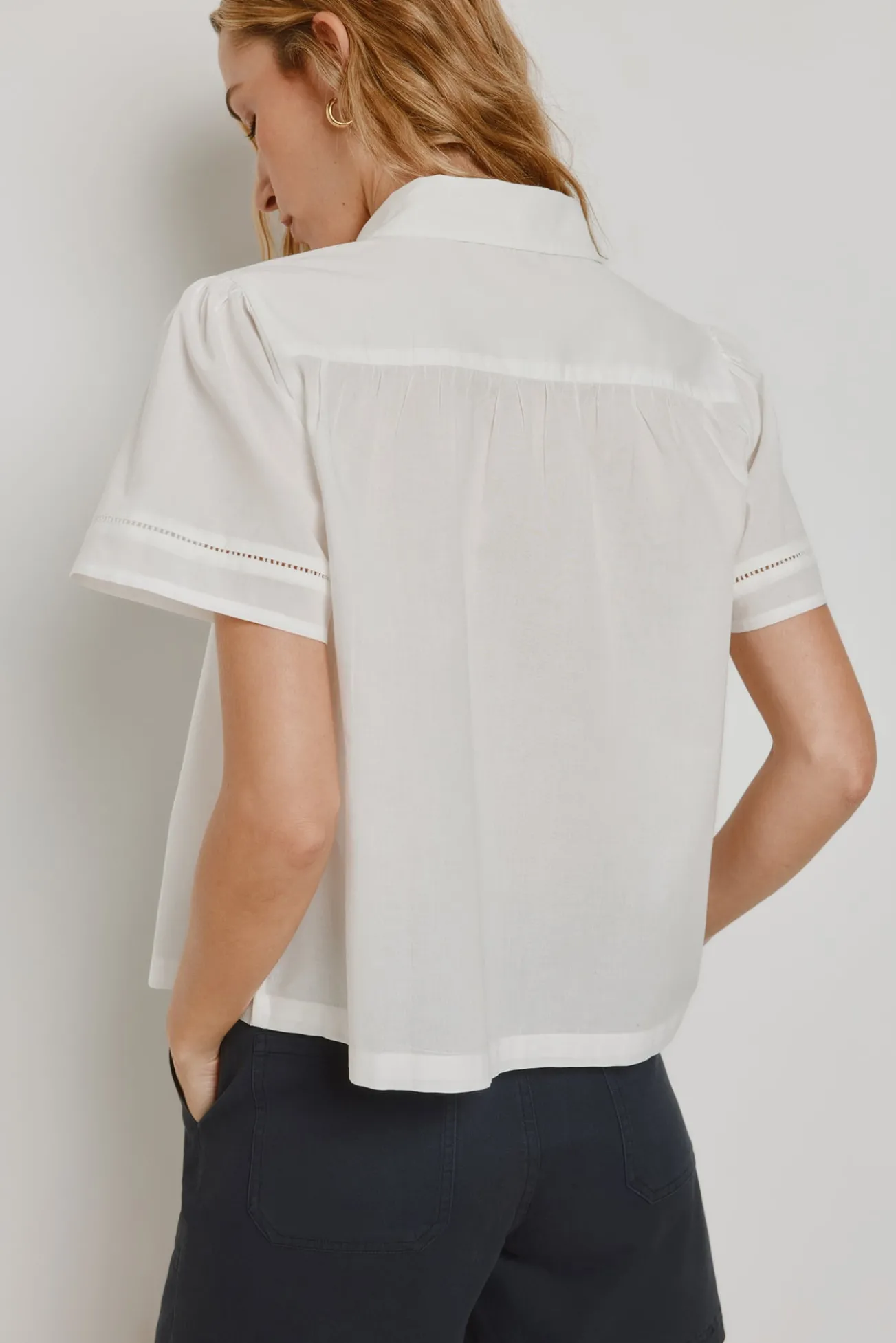 Blusa de manga curta