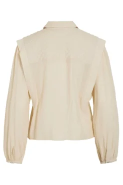 Blusa de viscose com detalhes em lurex