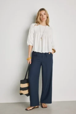 Blusa gola redonda
