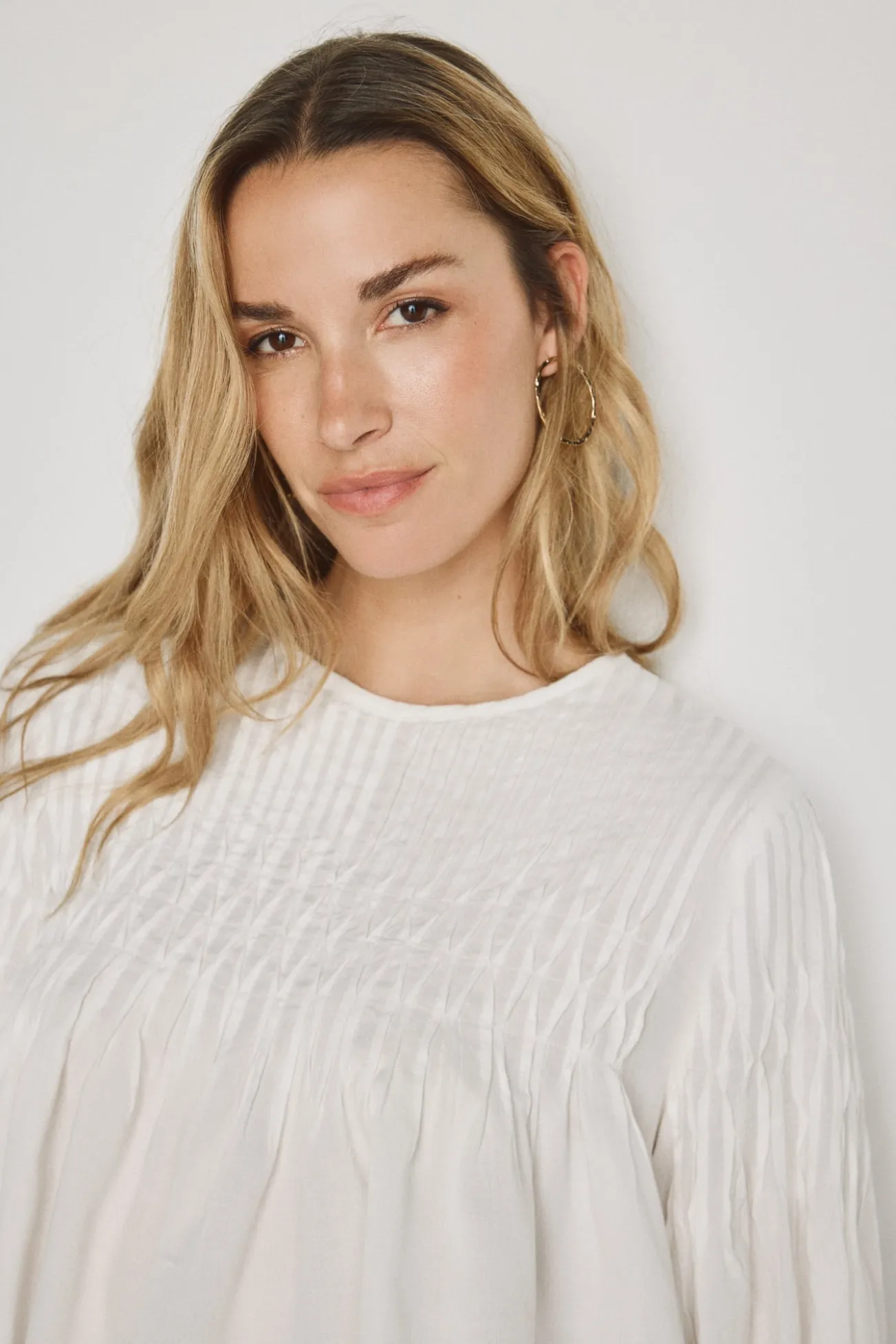 Blusa gola redonda