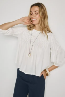 Blusa gola redonda