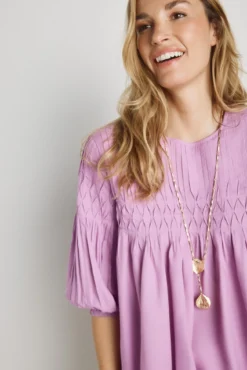 Blusa gola redonda