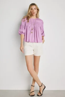 Blusa gola redonda