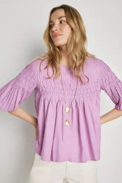 Blusa gola redonda