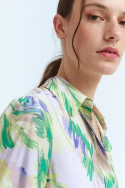 Blusa manga 2/4 com viscose