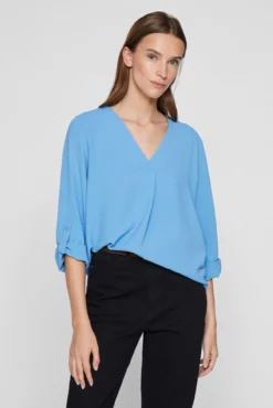 Blusa manga média