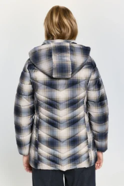 Blusão acolchoada estampada