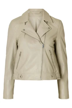 Blusão biker cropped 100% couro.