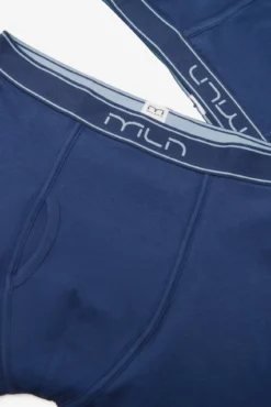 Boxer básico azul-marinho