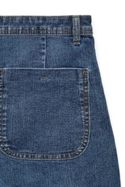 Calça calça de perna larga